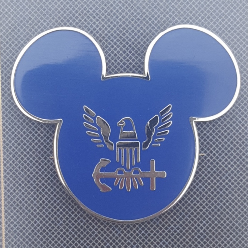 Military Mouse Navy Fantasy Pin